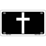 Cross Silhouette Novelty Metal License Plate LP-14522