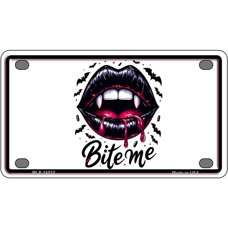 Bite Me Novelty Metal License Plate LP-14533