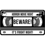 Horror Movie Night Novelty Metal License Plate LP-14536