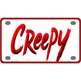 Creepy Novelty Metal License Plate LP-14540