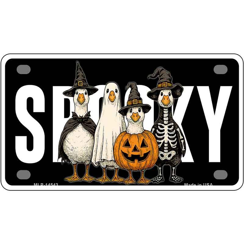 Spooky Goose Novelty Metal License Plate LP-14543