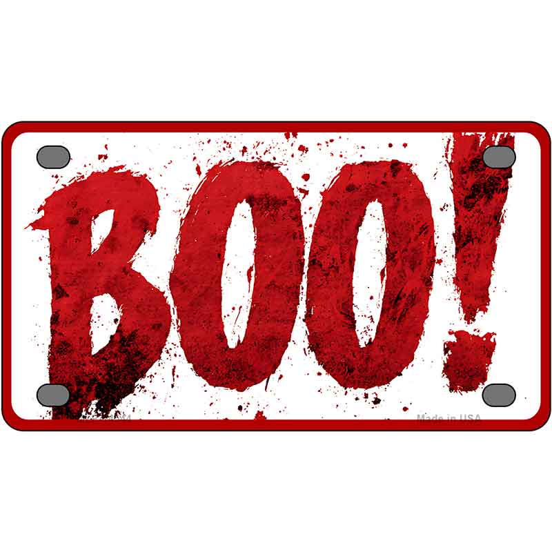 Bloody Boo Novelty Metal License Plate LP-14544