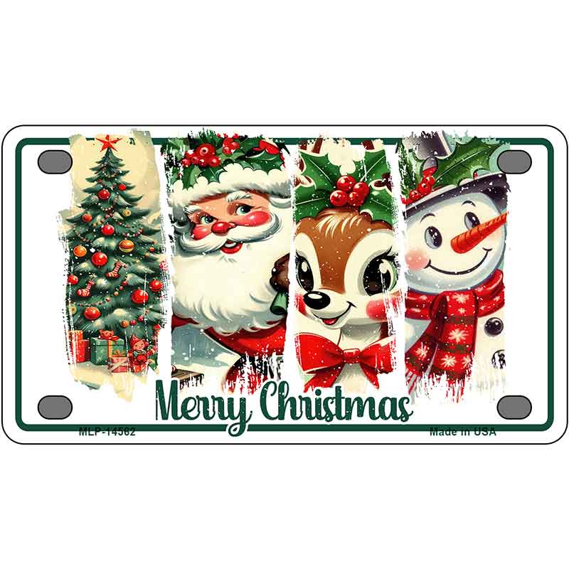 Merry Christmas Novelty Metal License Plate LP-14562