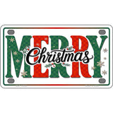 Merry Christmas Novelty Metal License Plate LP-14563