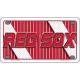 RED SOX Graphic Novelty Metal License Plate LP-14568