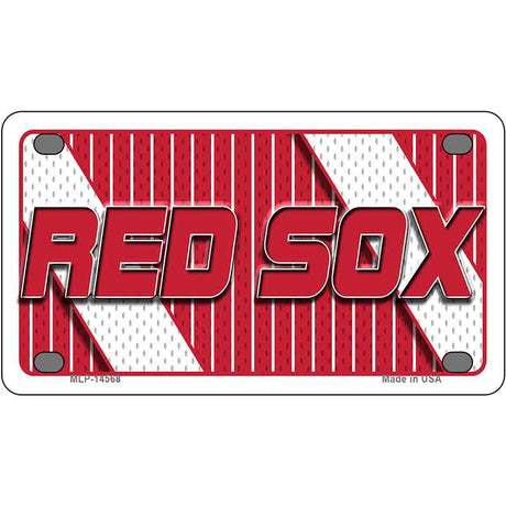 RED SOX Graphic Novelty Metal License Plate LP-14568