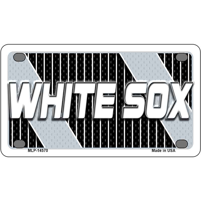 WHITE SOX Graphic Novelty Metal License Plate LP-14570
