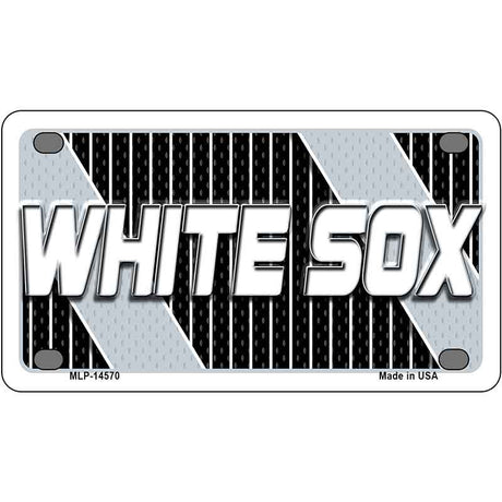 WHITE SOX Graphic Novelty Metal License Plate LP-14570