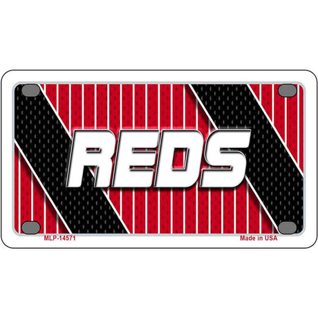 REDS Graphic Novelty Metal License Plate LP-14571