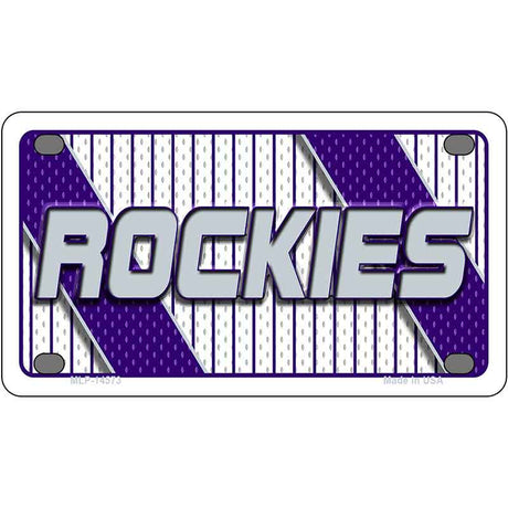 ROCKIES Graphic Novelty Metal License Plate LP-14573