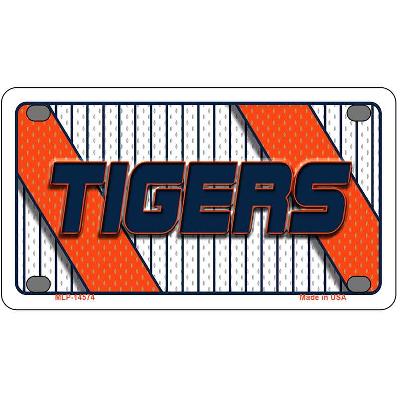 TIGERS Graphic Novelty Metal License Plate LP-14574