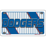 DODGERS Graphic Novelty Metal License Plate LP-14578