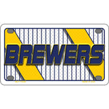 BREWERS Graphic Novelty Metal License Plate LP-14580