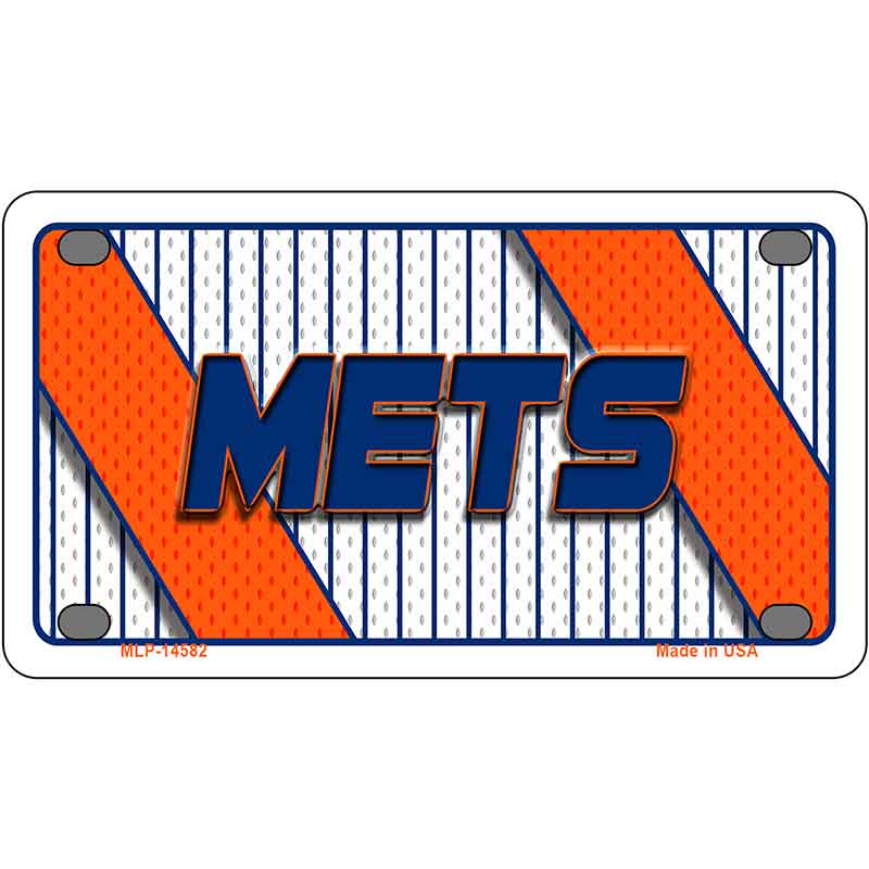 METS Graphic Novelty Metal License Plate LP-14582