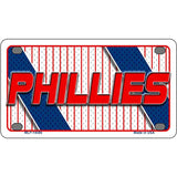 PHILLIES Graphic Novelty Metal License Plate LP-14585 4" x 2.2" Mini (MLP)