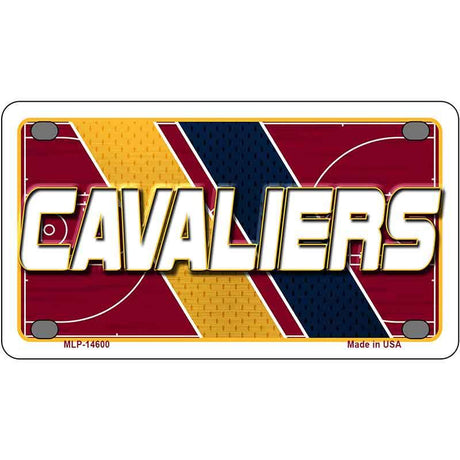 CAVALIERS Graphic Novelty Metal License Plate LP-14600 4" x 2.2" Mini (MLP)