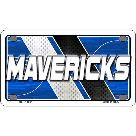MAVERICKS Graphic Novelty Metal License Plate LP-14601 4" x 2.2" Mini (MLP)