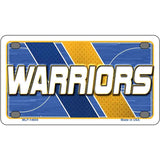 WARRIORS Graphic Novelty Metal License Plate LP-14604 4" x 2.2" Mini (MLP)