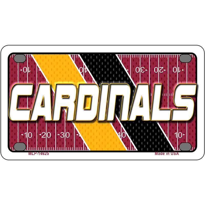 CARDINALS Graphic Novelty Metal License Plate LP-14625