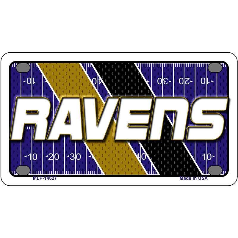 RAVENS Graphic Novelty Metal License Plate LP-14627 4" x 2.2" Mini (MLP)