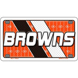 BROWNS Graphic Novelty Metal License Plate LP-14632 4" x 2.2" Mini (MLP)