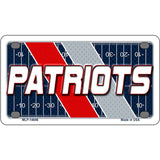 PATRIOTS Graphic Novelty Metal License Plate LP-14646
