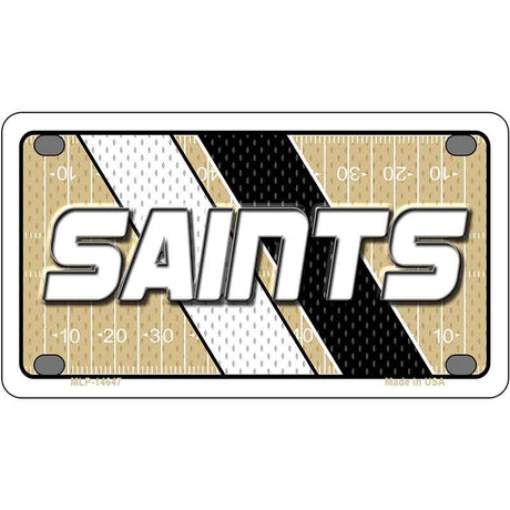 SAINTS Graphic Novelty Metal License Plate LP-14647