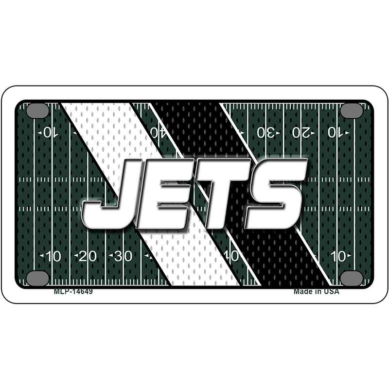 JETS Graphic Novelty Metal License Plate LP-14649