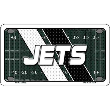 JETS Graphic Novelty Metal License Plate LP-14649