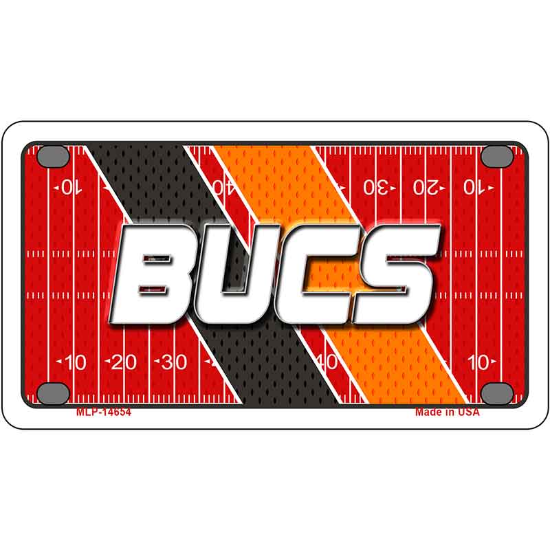 BUCS Graphic Novelty Metal License Plate LP-14654
