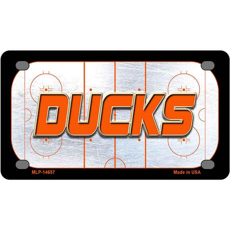 DUCKS Graphic Novelty Metal License Plate LP-14657 4" x 2.2" Mini (MLP)