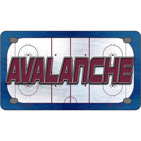 AVALANCHE Graphic Novelty Metal License Plate LP-14663 4" x 2.2" Mini (MLP)
