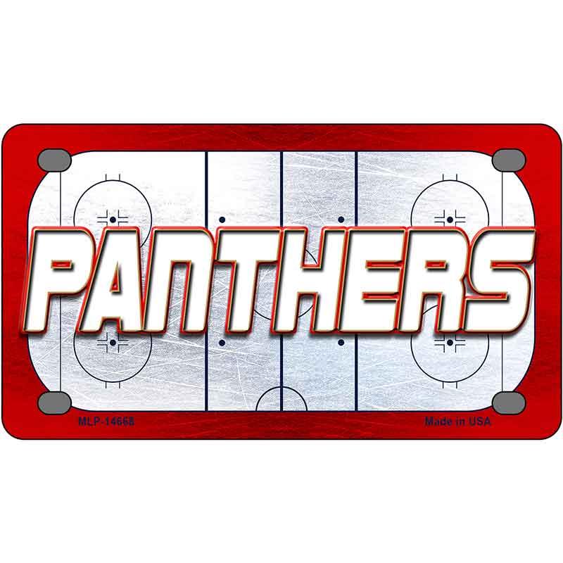 PANTHERS Graphic Novelty Metal License Plate LP-14668 4" x 2.2" Mini (MLP)