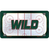 WILD Graphic Novelty Metal License Plate LP-14670 4" x 2.2" Mini (MLP)