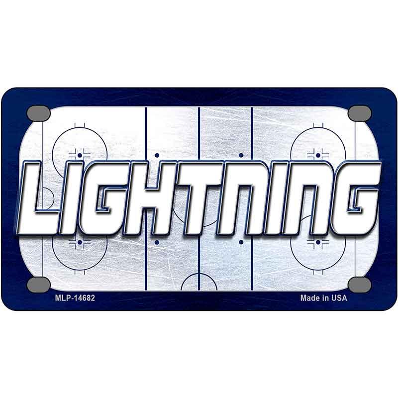 LIGHTNING Graphic Novelty Metal License Plate LP-14682 4" x 2.2" Mini (MLP)