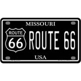 Route 66 Missouri Metal Novelty License Plate 4" x 2.2" (MLP)
