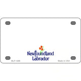 Newfoundland Novelty Metal License Plate 4" x 2.2" (MLP)