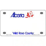 Alberta Novelty Metal License Plate 4" x 2.2" (MLP)