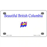 British Columbia Novelty Metal License Plate 4" x 2.2" (MLP)