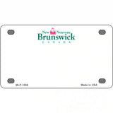 New Brunswick Novelty Metal License Plate 4" x 2.2" (MLP)