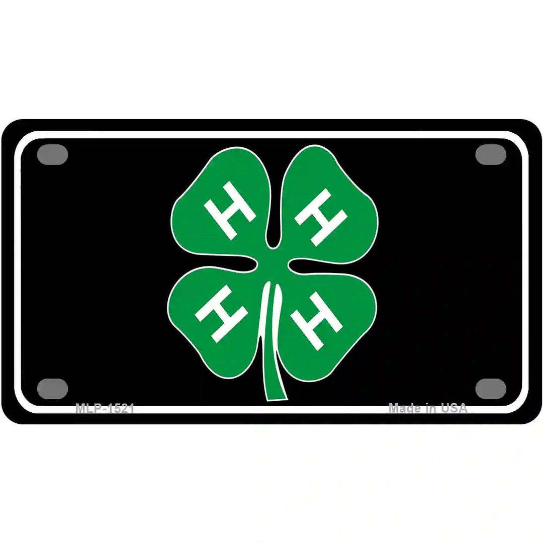 4-H Metal Novelty License Plate 4" x 2.2" (MLP)