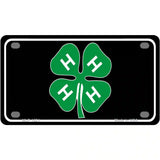 4-H Metal Novelty License Plate 4" x 2.2" (MLP)