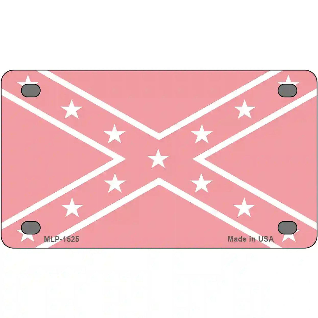 Pink Rebel Metal Novelty License Plate 4" x 2.2" (MLP)