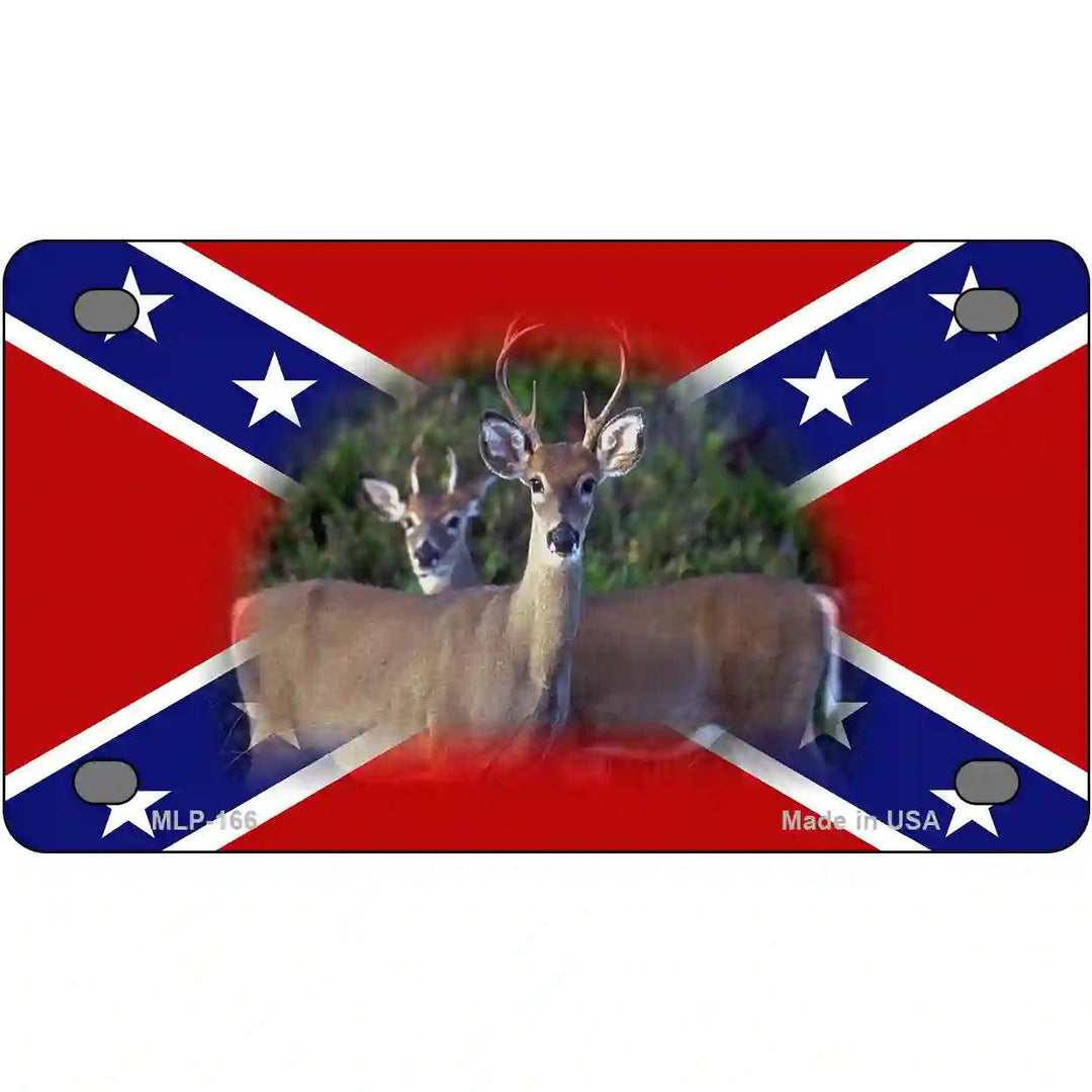 Rebel Deer Metal Novelty License Plate 4" x 2.2" (MLP)