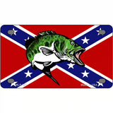 Rebel Fish Metal Novelty License Plate 4" x 2.2" (MLP)