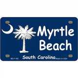 Myrtle Beach Metal Novelty License Plate 4" x 2.2" (MLP)