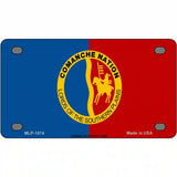 Comanche Nation Flag Metal Novelty License Plate 4" x 2.2" (MLP)