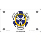 Crow Creek Sioux Tribe Flag Metal Novelty License Plate 4" x 2.2" (MLP)