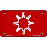 Oglala Sioux Tribe Flag Metal Novelty License Plate 4" x 2.2" (MLP)