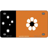Northern Territory Flag Metal Novelty License Plate 4" x 2.2" (MLP)